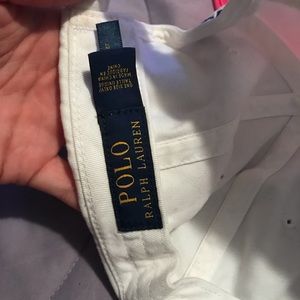 White polo hat